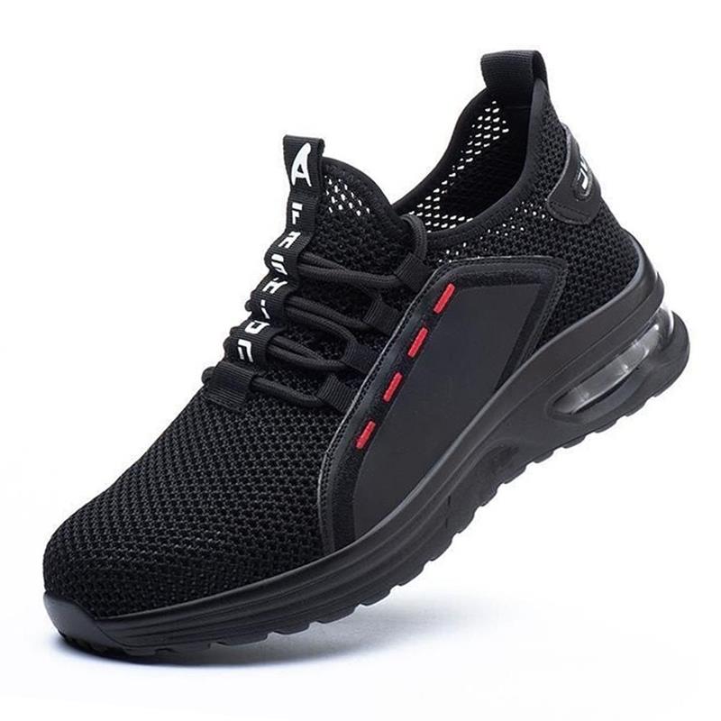 Ultra-Light Breathable Steel Toe Work Shoes – Non-Slip Safety & All-Day Comfort