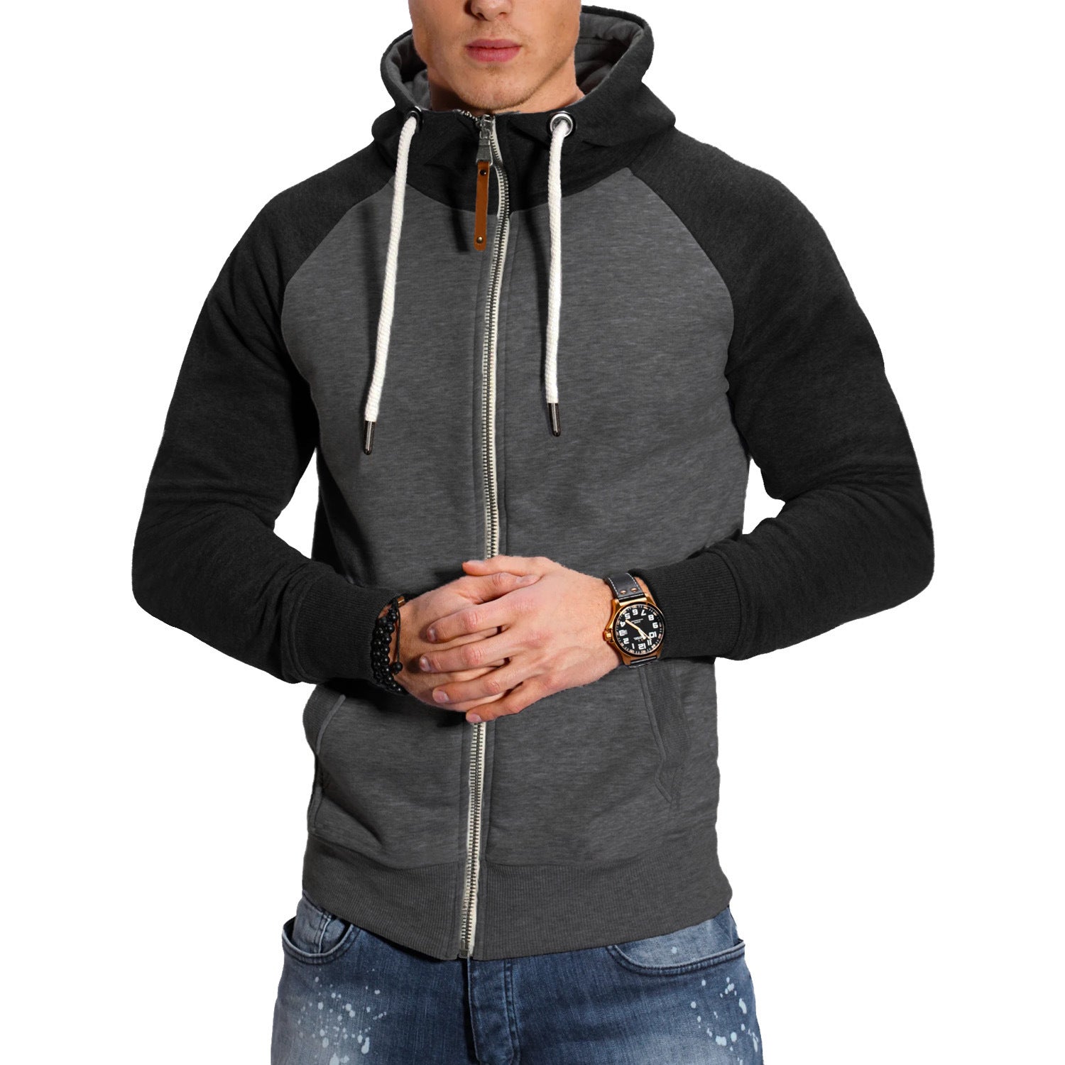Marvin Men’s Hooded Jacket – Modern Casual Design