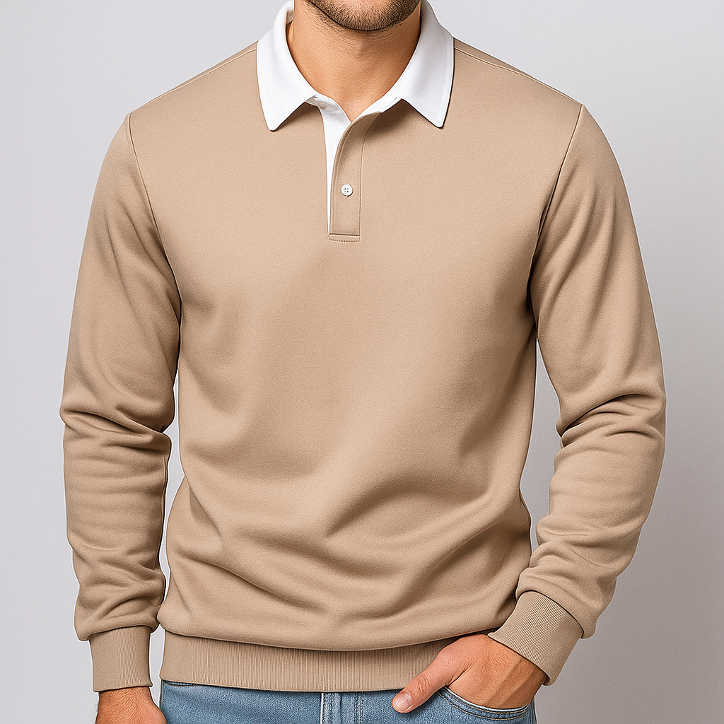 Heritage Men Lightweight Collar Sweatshirt