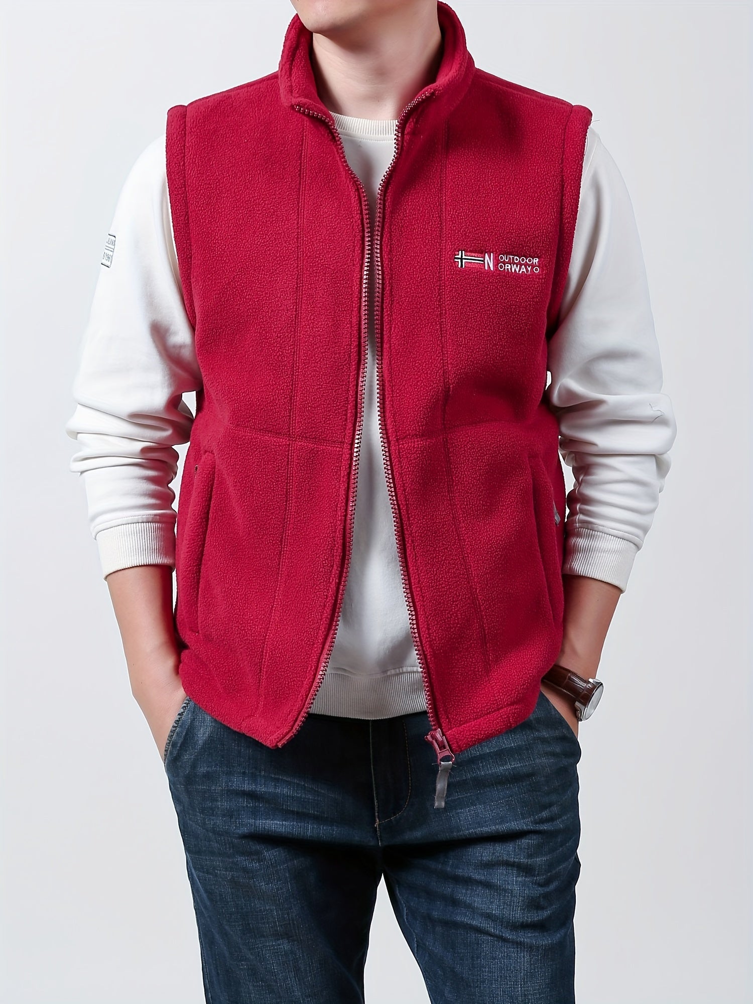 Men’s Norway Fleece Bodywarmer Vest – Lightweight Insulated Gilet