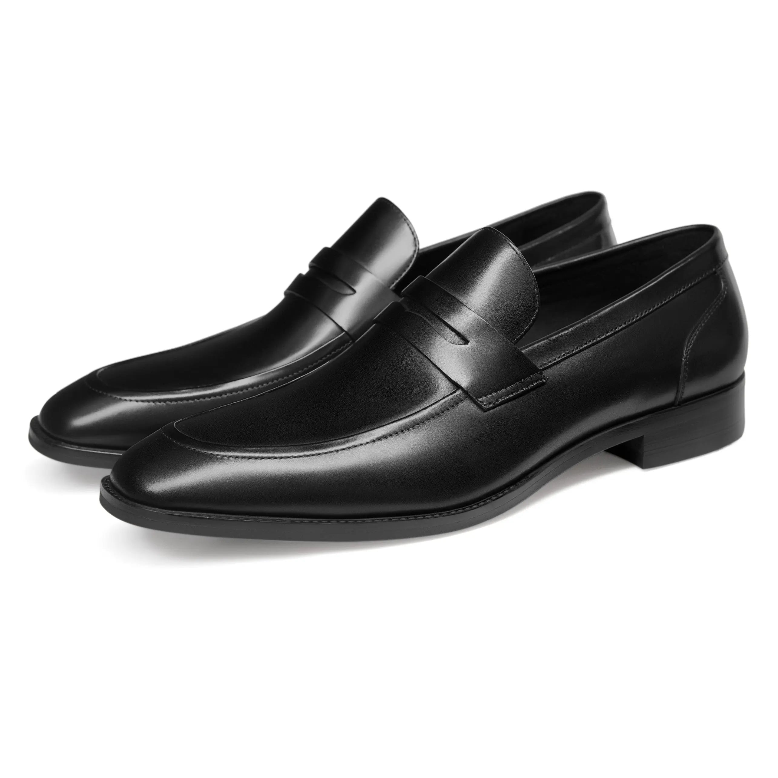 Slip-On Men Leather Penny Loafers