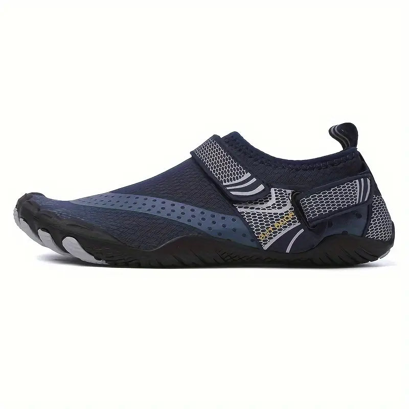 Men's Low Top Slip-On Water Shoes – Non-Slip, Quick-Dry, Hook-and-Loop Fastener