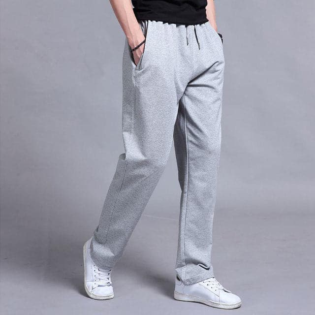 Men's Joggers - Soft Cotton - Relaxed Fit - Elastic Waist with Drawstring - Pocket Design