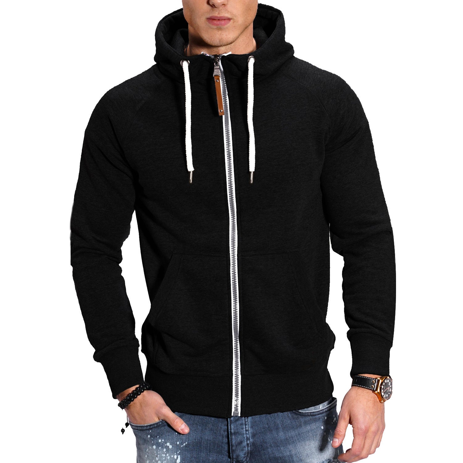 Marvin Men’s Hooded Jacket – Modern Casual Design