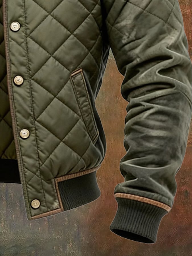 Jeremy | Quilted Men Vintage Jacket Outdoor