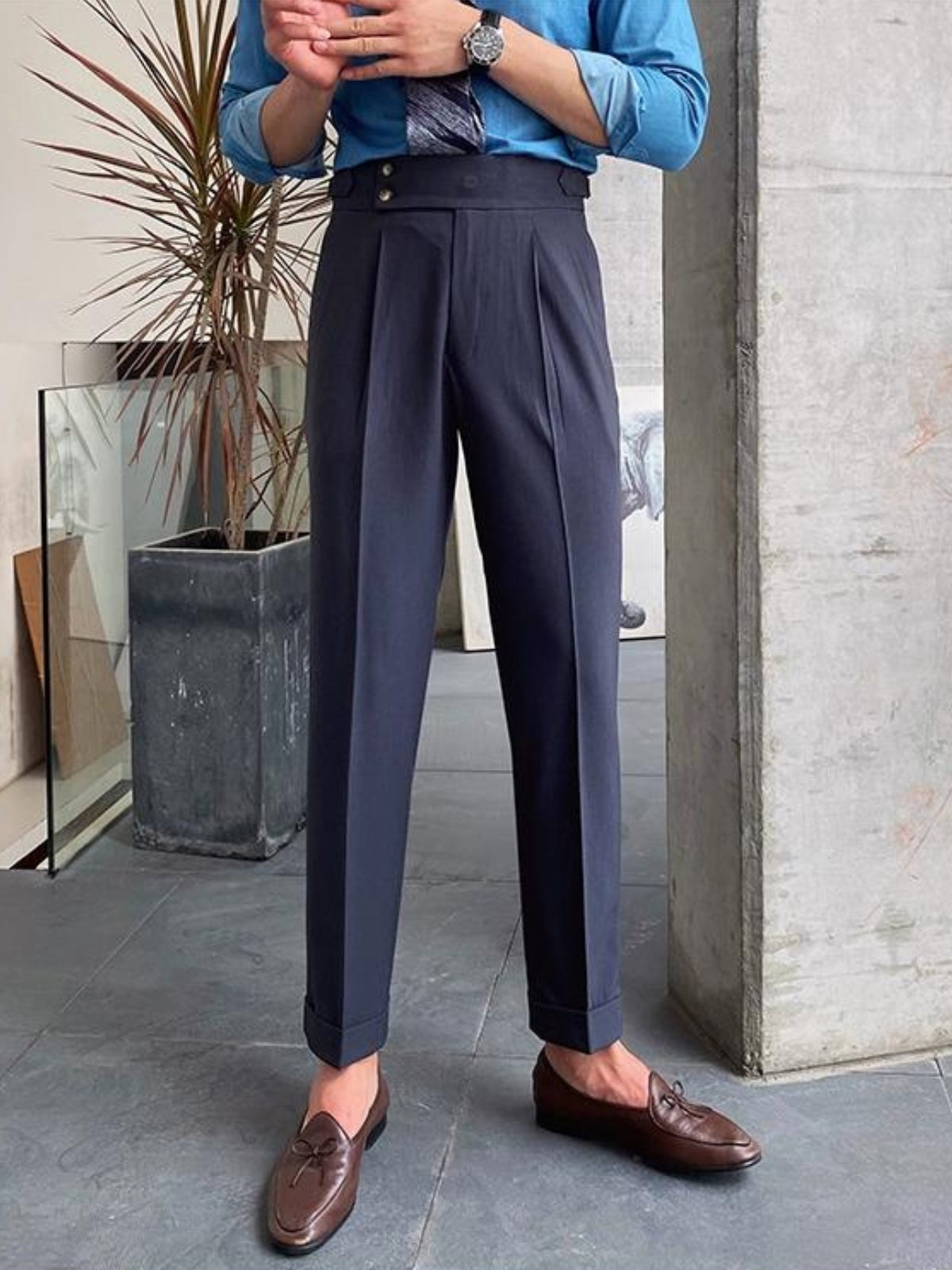 Old Money Men Gurkha Pants Timeless Tailoring & Refined Comfort