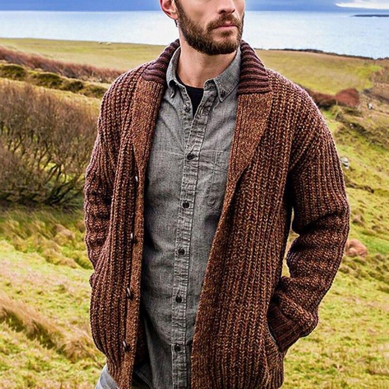 Men's Cardigan - Heavy Knit - Open Front - Comfortable and Stylish Fit