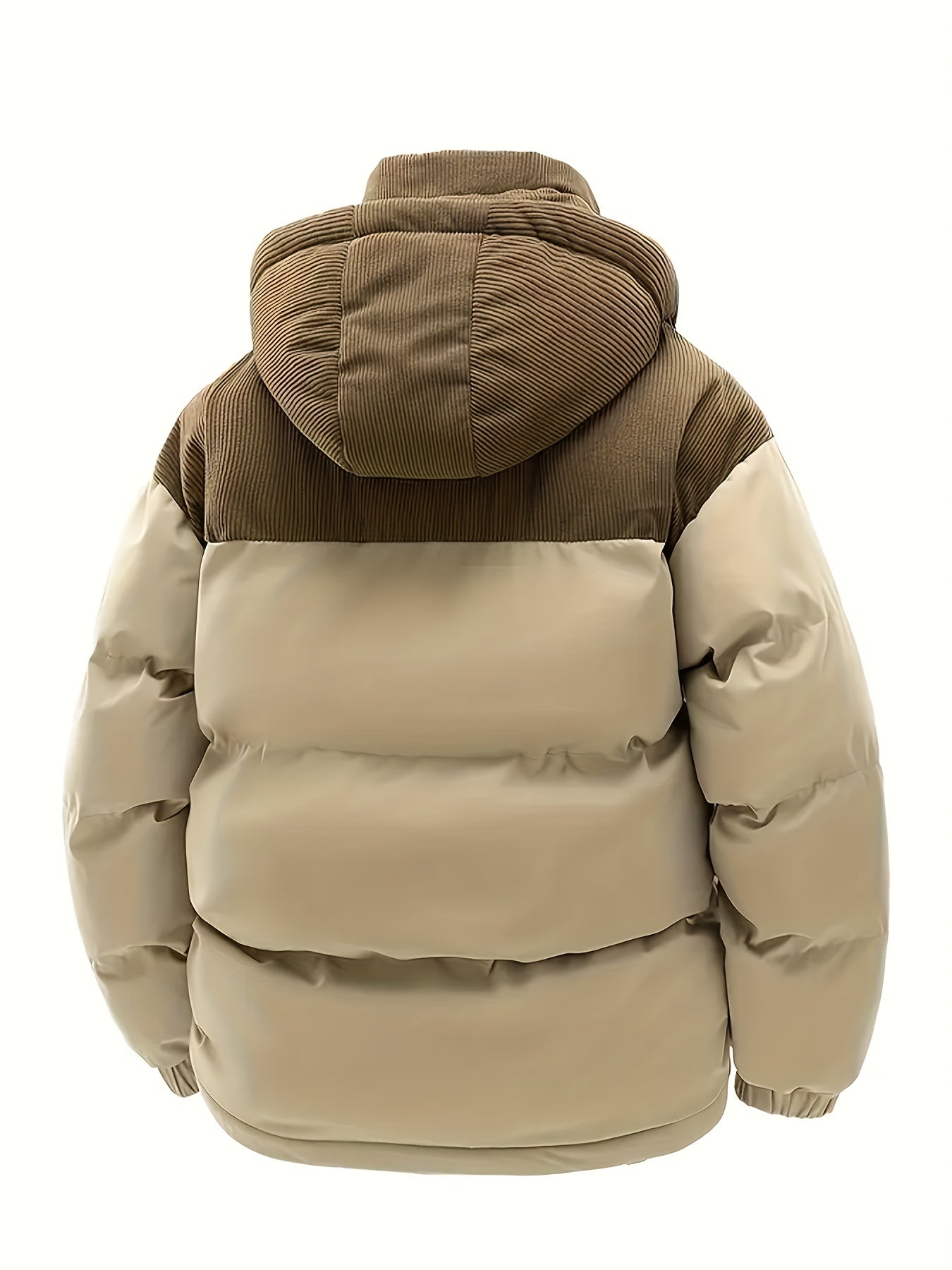 Norway Men Heavyweight Winter Coat - Thermal Insulated Hooded Jacket with Zipper Closure