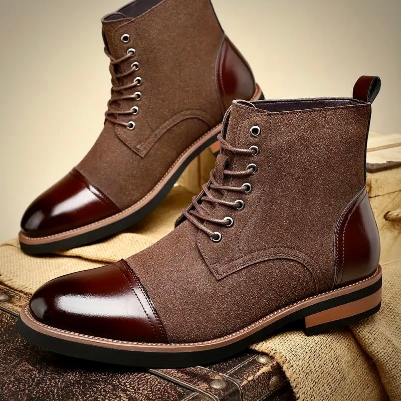 Oliver Ashford Oxford Leather Boots – Classic Men’s Dress Boots