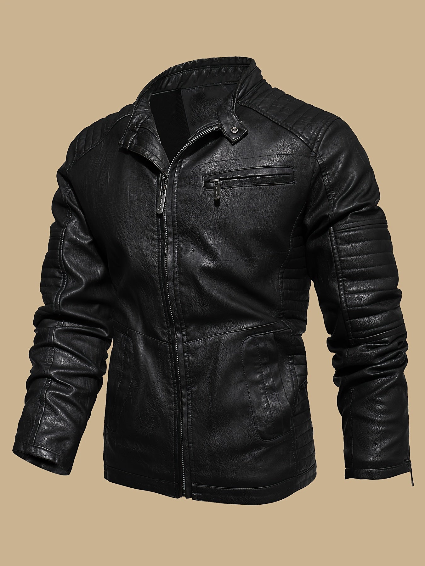 Men’s Vintage Leather Jacket – Classic Look, Modern Comfort