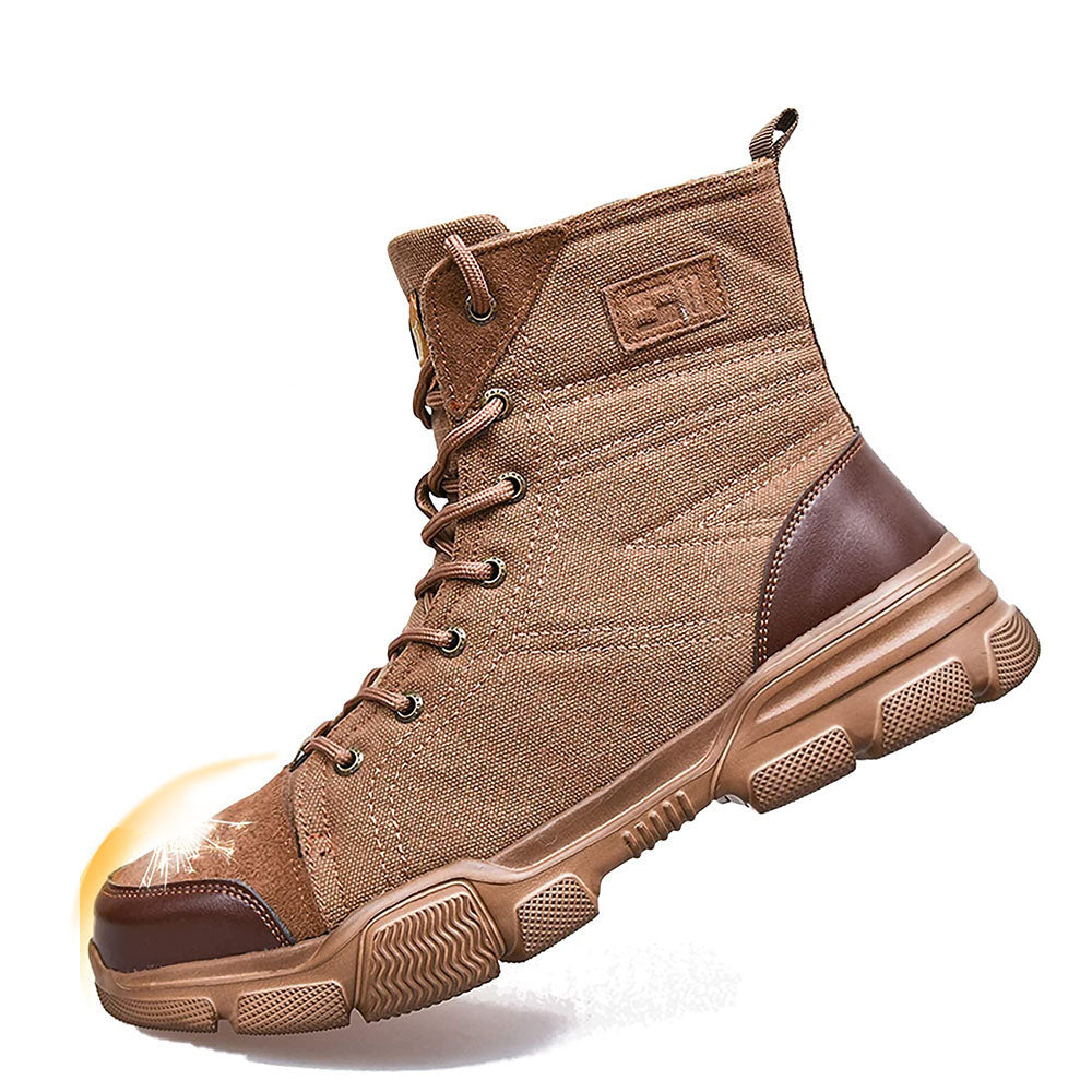 Men’s Steel Toe Military Safety Boots – Durable Work & Tactical Footwear | Anti-Slip Protection