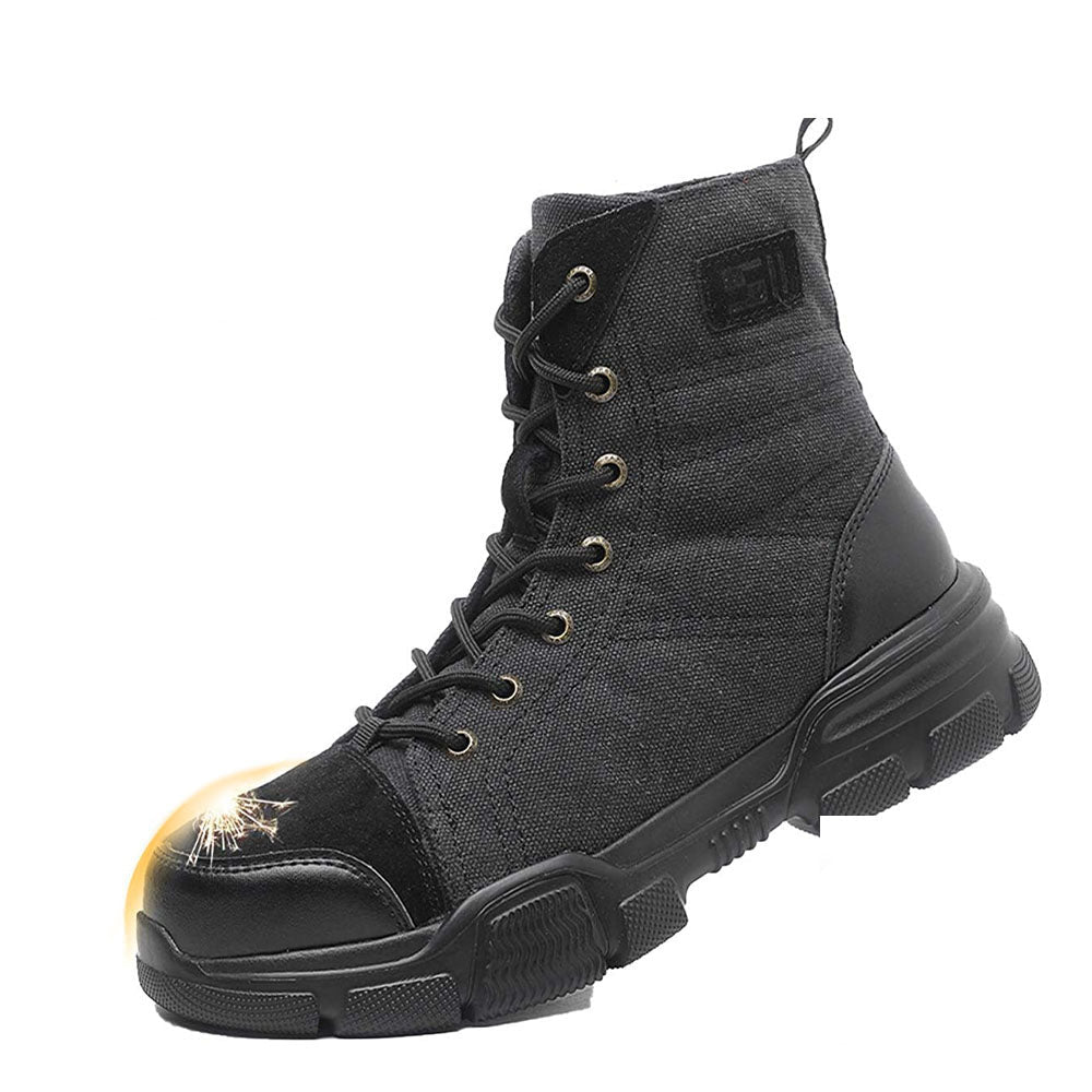 Men’s Steel Toe Military Safety Boots – Durable Work & Tactical Footwear | Anti-Slip Protection