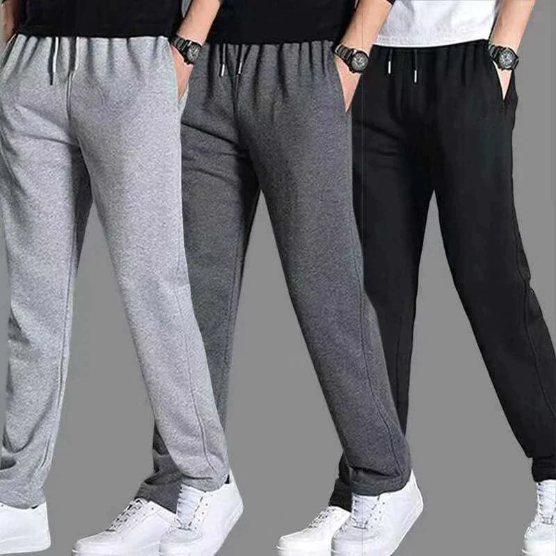 Men's Joggers - Soft Cotton - Relaxed Fit - Elastic Waist with Drawstring - Pocket Design