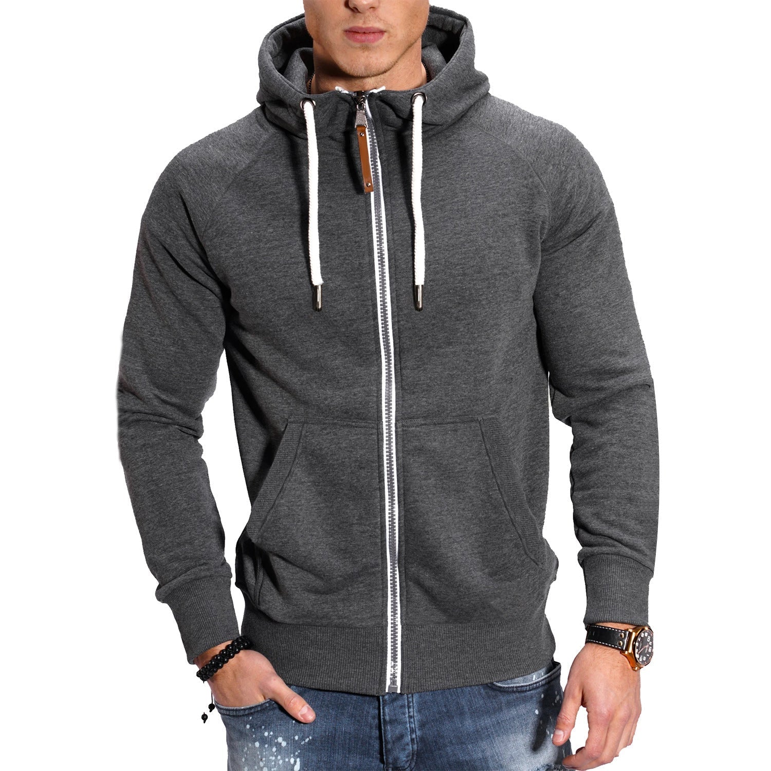 Marvin Men’s Hooded Jacket – Modern Casual Design