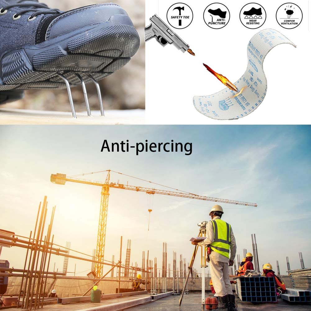 Men’s Steel Toe Military Safety Boots – Durable Work & Tactical Footwear | Anti-Slip Protection