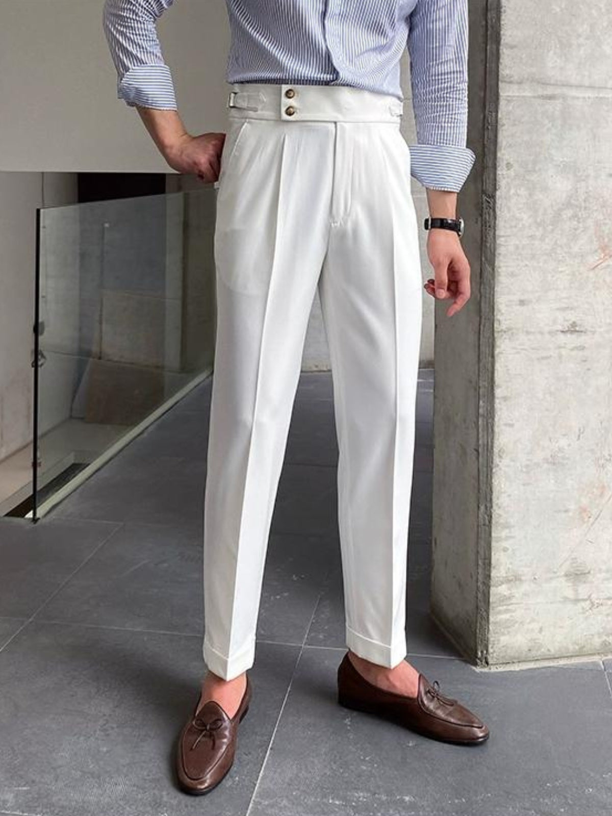 Old Money Men Gurkha Pants Timeless Tailoring & Refined Comfort