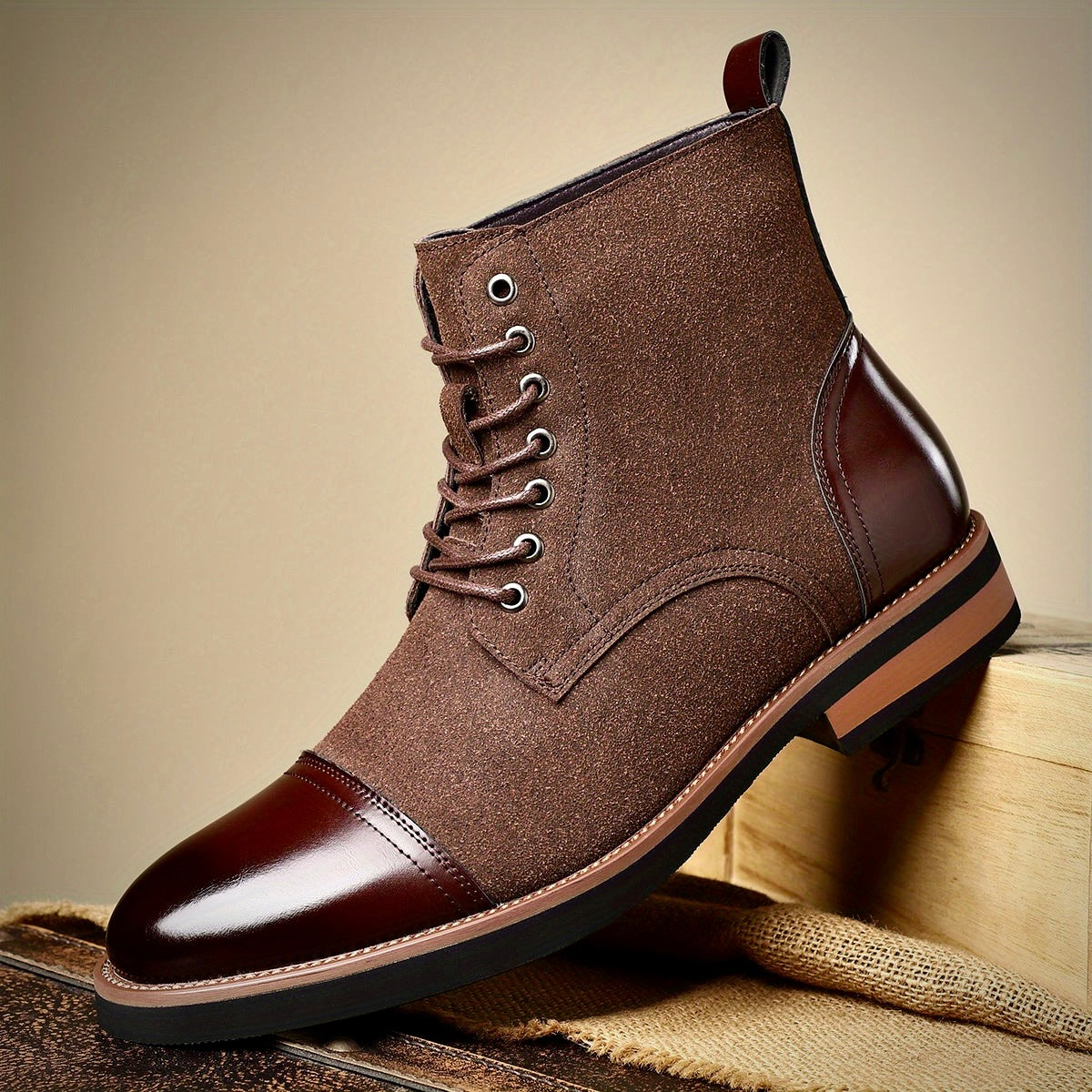 Oliver Ashford Oxford Leather Boots – Classic Men’s Dress Boots