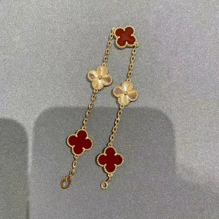 Abby - 18k Gold-Plated Clover Leaf Bracelet