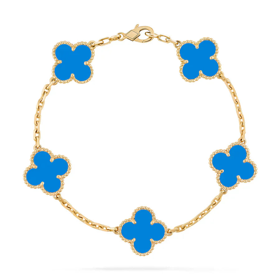 Abby - 18k Gold-Plated Clover Leaf Bracelet