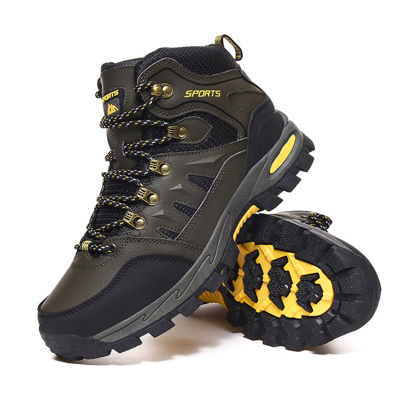 Men’s Mid Height Waterproof Work Boots – Durable Safety Footwear