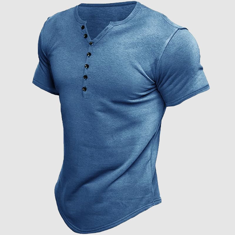 Boss Henley Short Sleeve Shirt Elegant