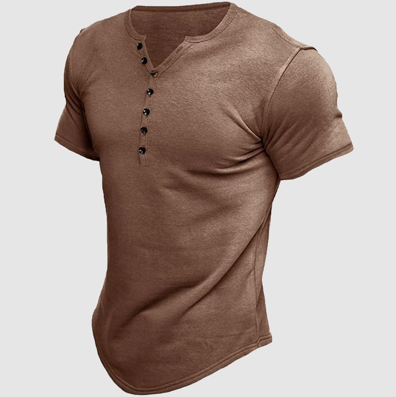 Boss Henley Short Sleeve Shirt Elegant