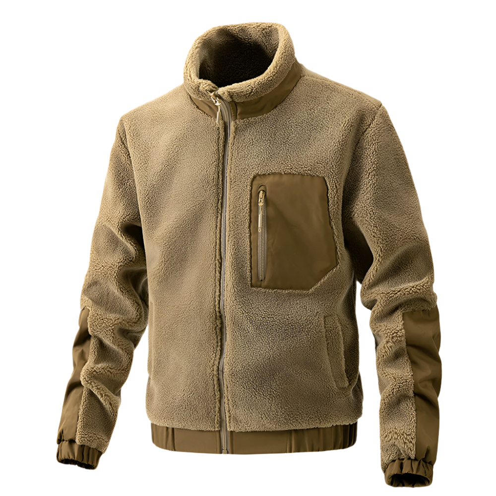 Men’s Outdoor Fleece Zipper Jacket – Zip-Up