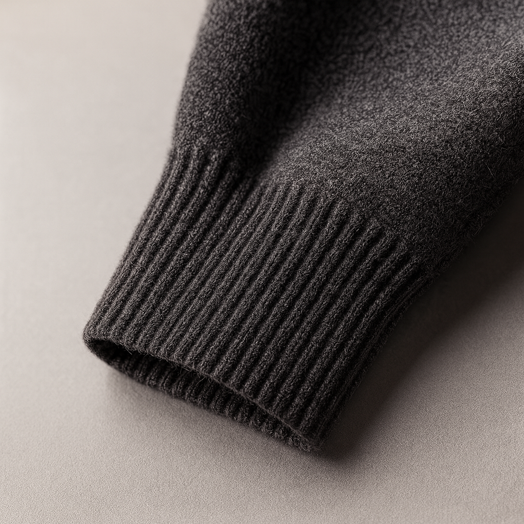 Men’s Merino Wool Button Sweater | Shawl Collar