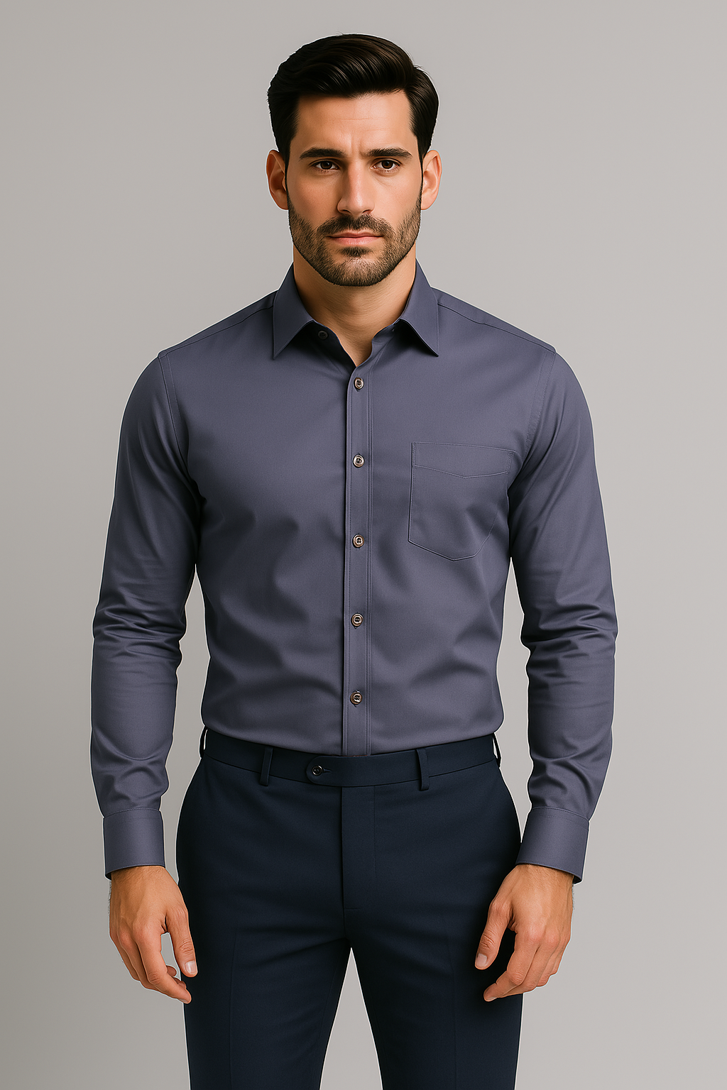 Anti-Wrinkle Business Shirt – Wrinkle-Free, No-Iron, Comfortable Fit for Professionals