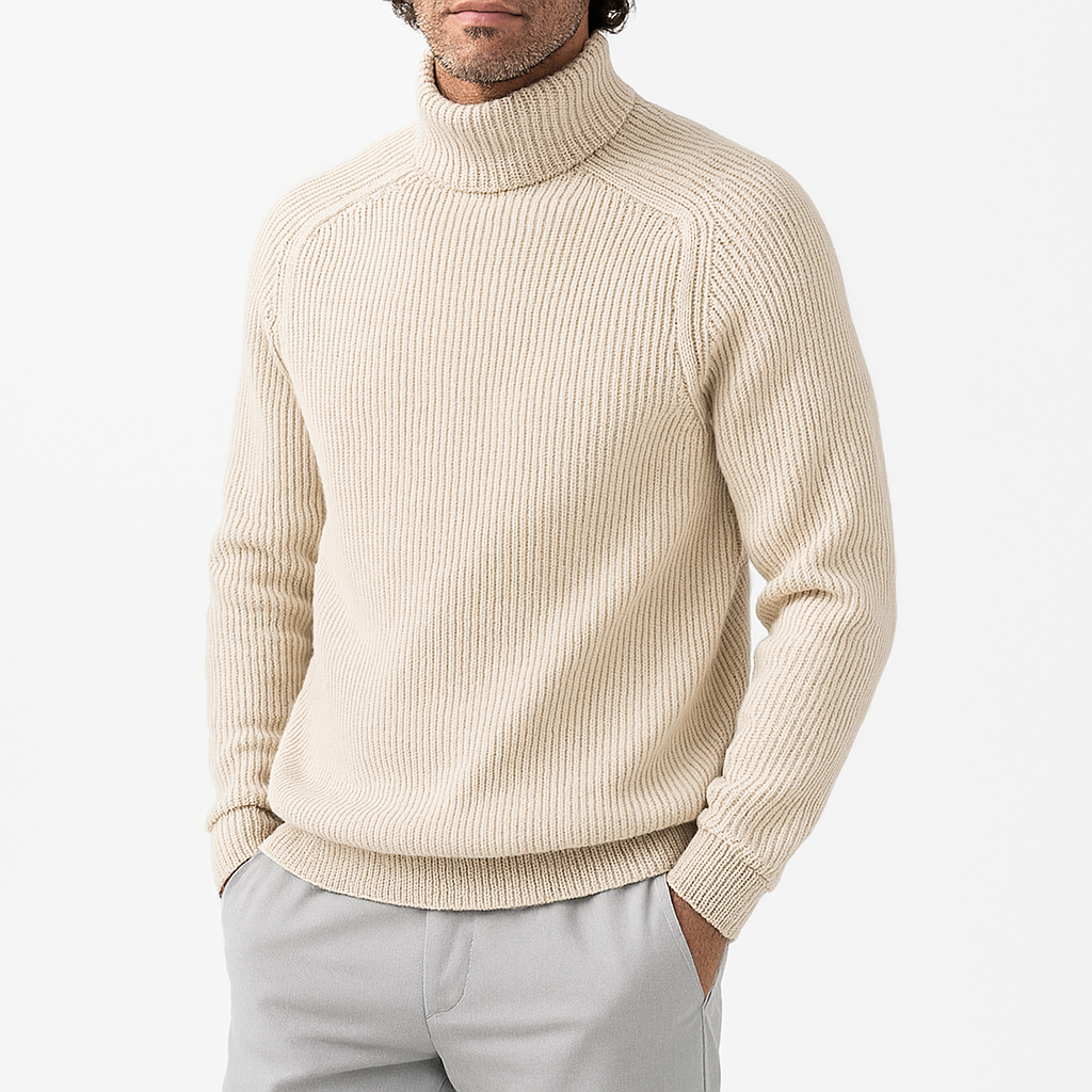 Men’s Cashmere Turtleneck Sweater – Timeless Luxury & Exceptional Softness