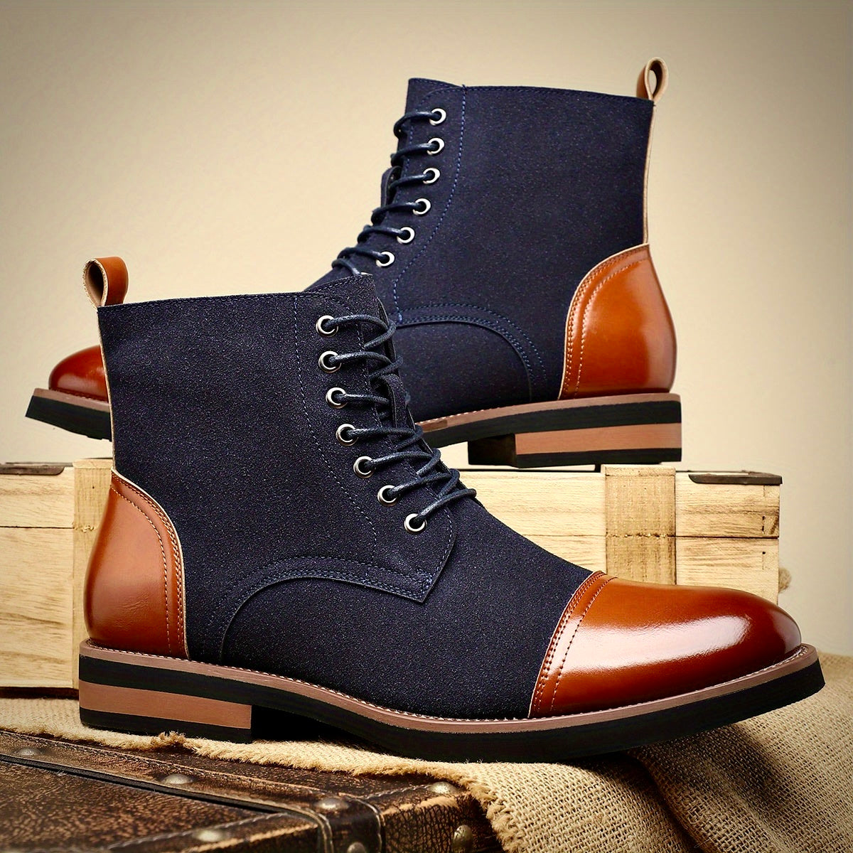 Oliver Ashford Oxford Leather Boots – Classic Men’s Dress Boots