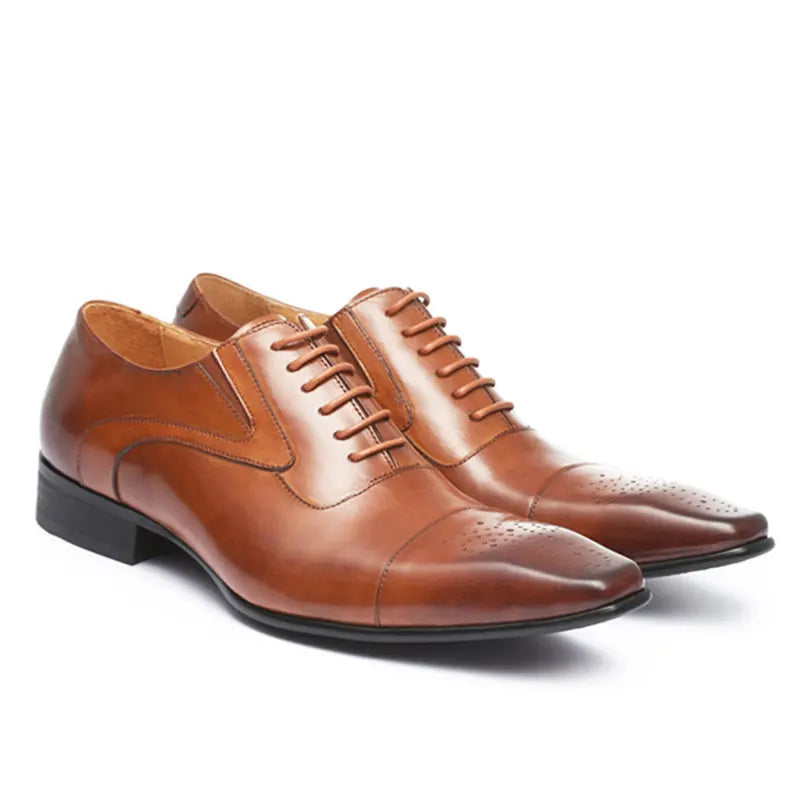 Men’s Luxury Leather Dress Shoes – Elegant Wedding Footwear