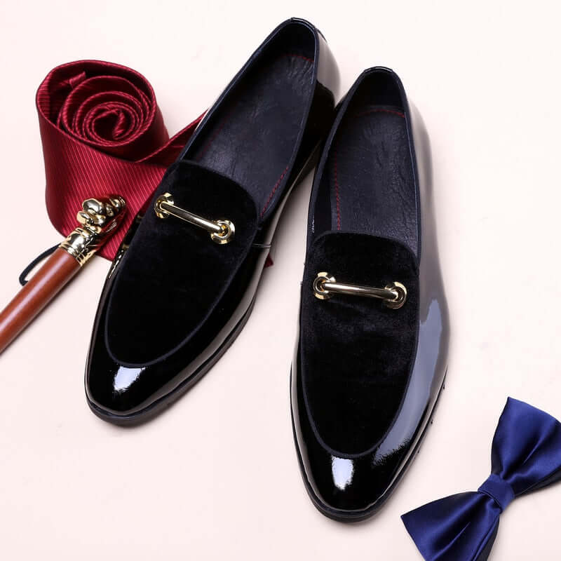 Lusso - Italian Leather Loafers Dress Shoes for Men