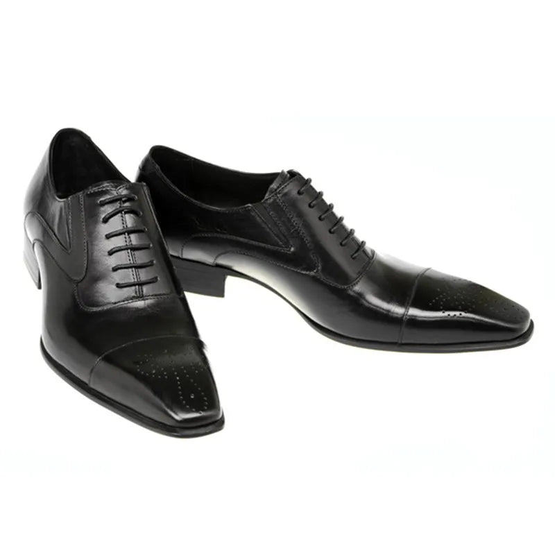 Men’s Luxury Leather Dress Shoes – Elegant Wedding Footwear