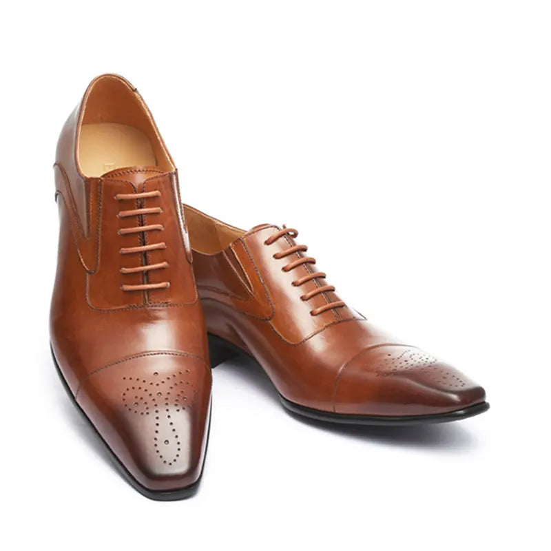 Men’s Luxury Leather Dress Shoes – Elegant Wedding Footwear