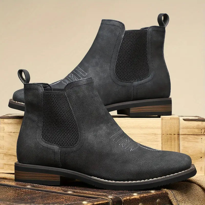 Henrik Men’s Classic Lace-Up Ankle Boots - All Day Wear