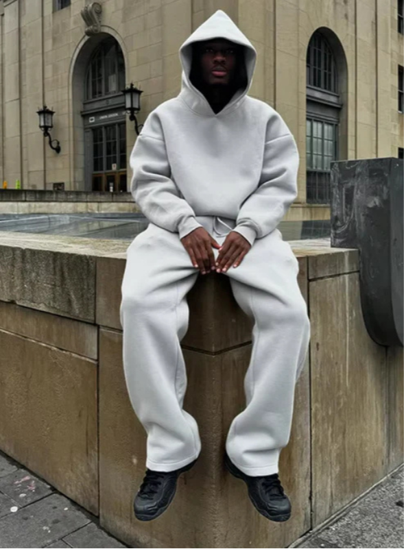 Men’s Streat Tracksuit – Two-Piece Jogging Set with Zip Jacket and Pants