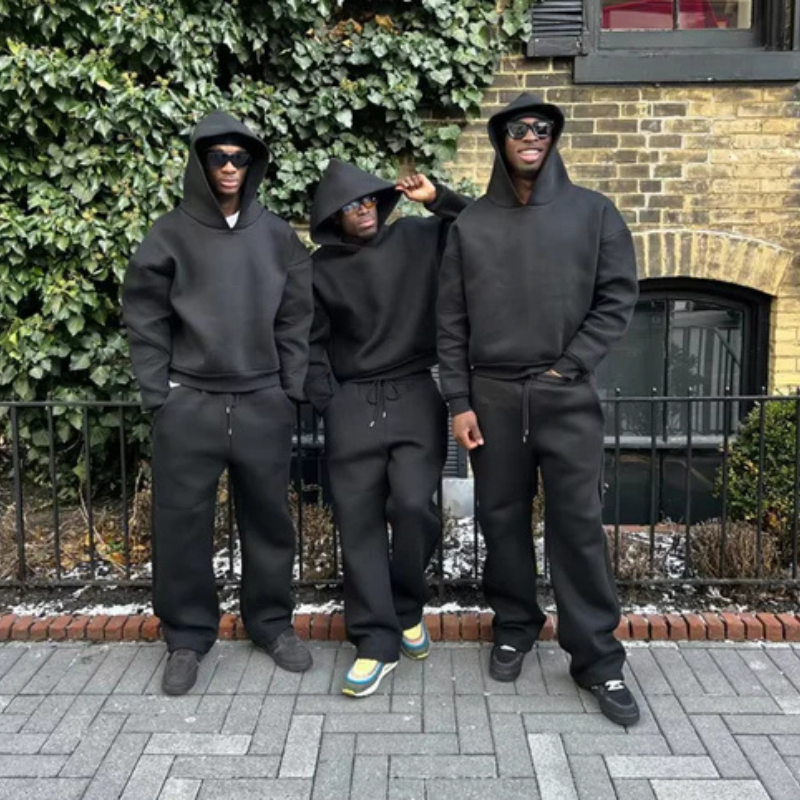 Men’s Streat Tracksuit – Two-Piece Jogging Set with Zip Jacket and Pants