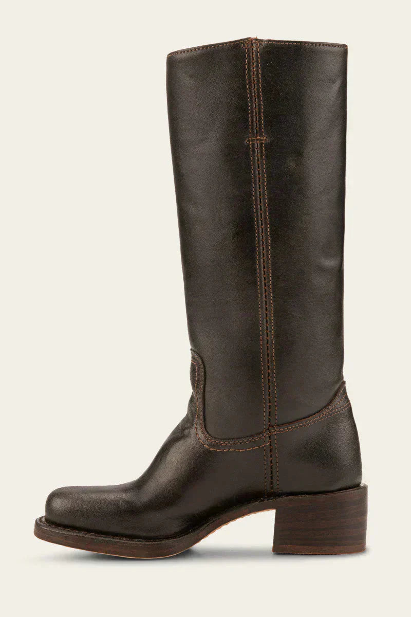 Women Knee-High Boots with Slim Fit and Structured Sole