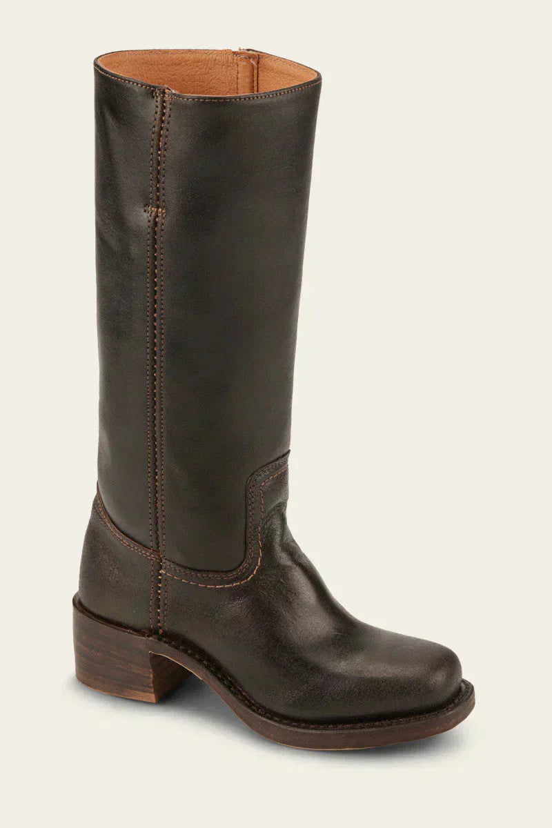 Women Knee-High Boots with Slim Fit and Structured Sole