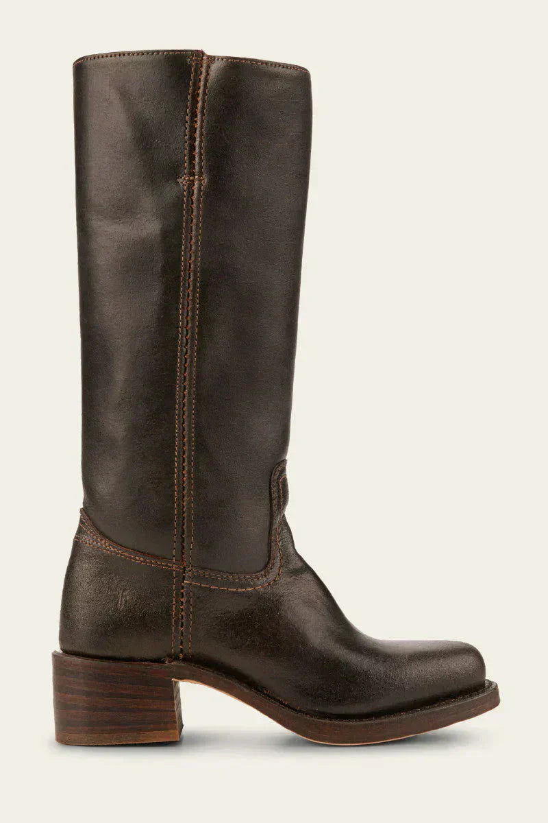 Women Knee-High Boots with Slim Fit and Structured Sole
