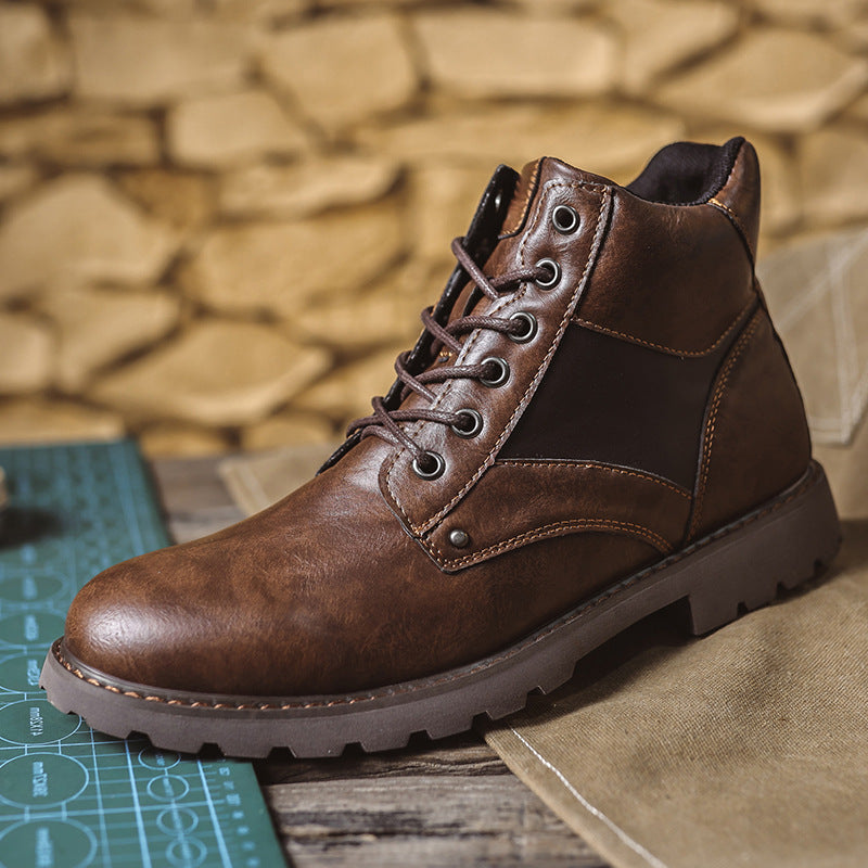 Men’s Leather Boots – Durable Casual & Workwear Style