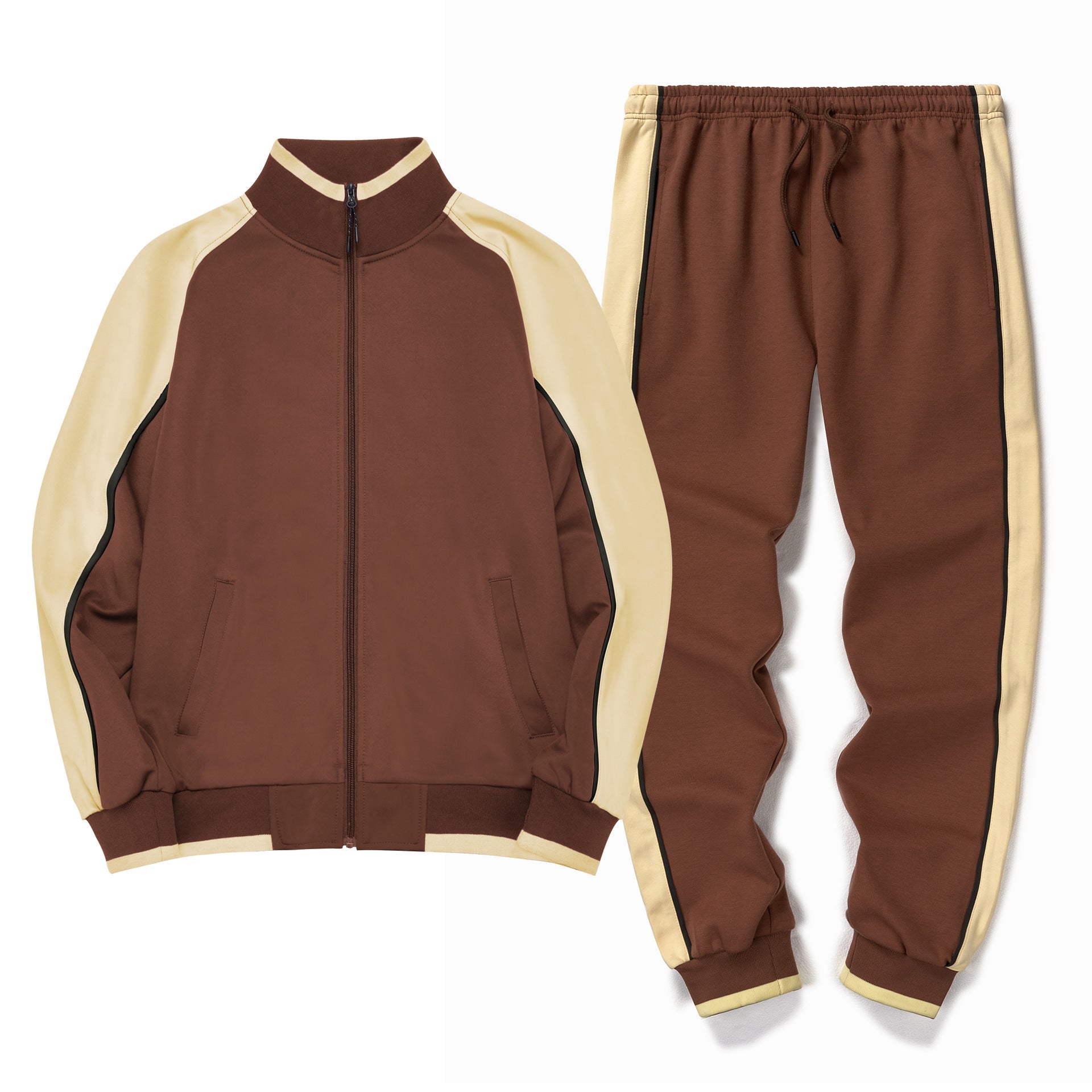 Men’s 2-Piece Tracksuit – Autumn Long Sleeve Sweatshirt & Jogger Set | Casual Sport Outfit