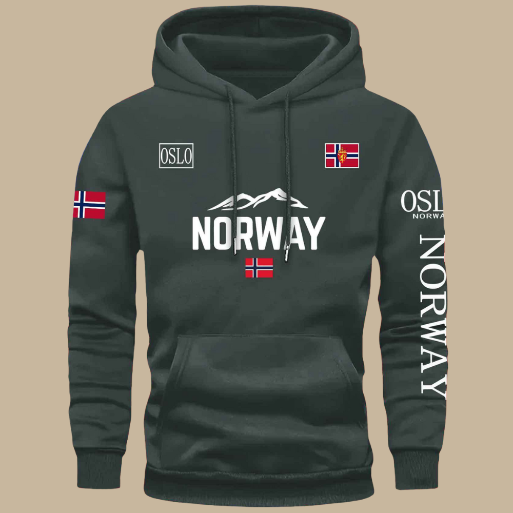 Norway Oslo Hoodie with Drawstring – Cotton Blend Design
