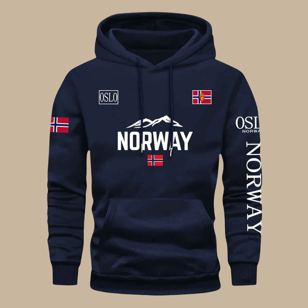 Norway Oslo Hoodie with Drawstring – Cotton Blend Design