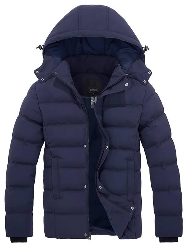 Men’s Insulated Winter Jacket with Hood – Warm, Protective & Everyday Ready