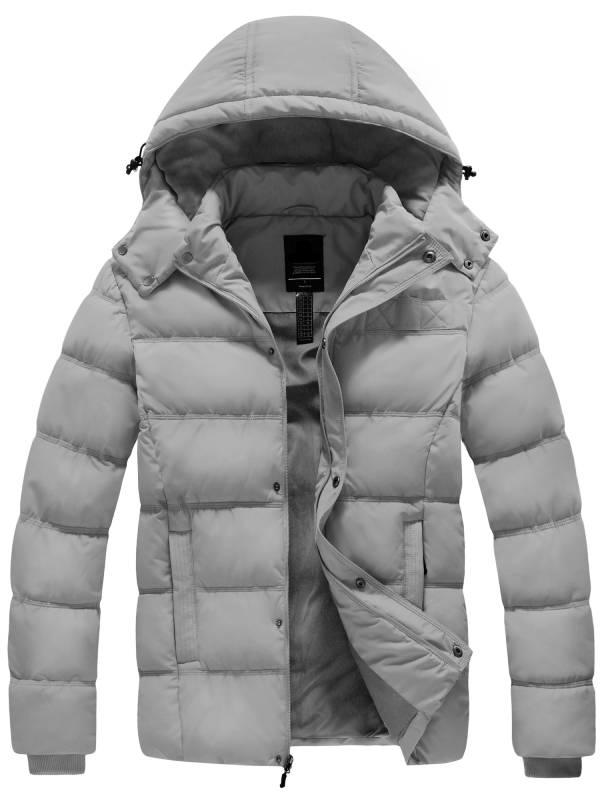 Men’s Insulated Winter Jacket with Hood – Warm, Protective & Everyday Ready