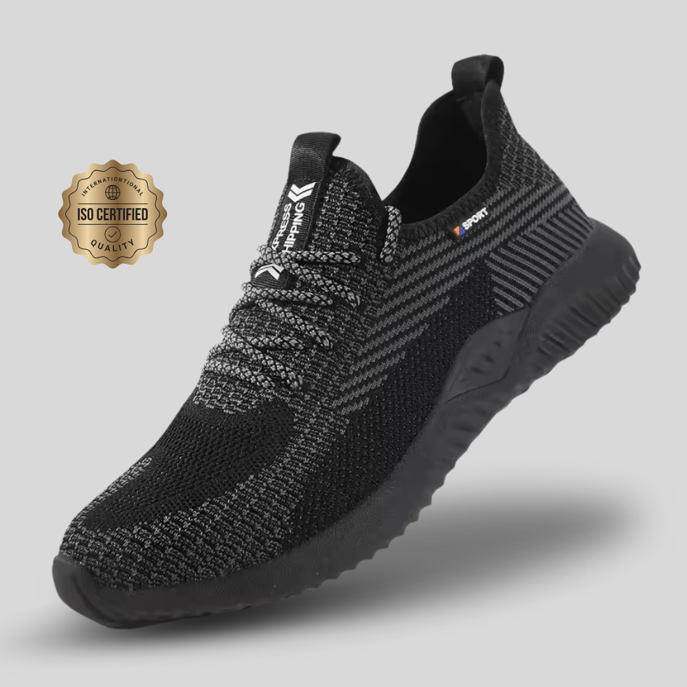 Men’s Lightweight Safety Shoes – Steel Toe Work Sneakers with Slip-Resistant Sole