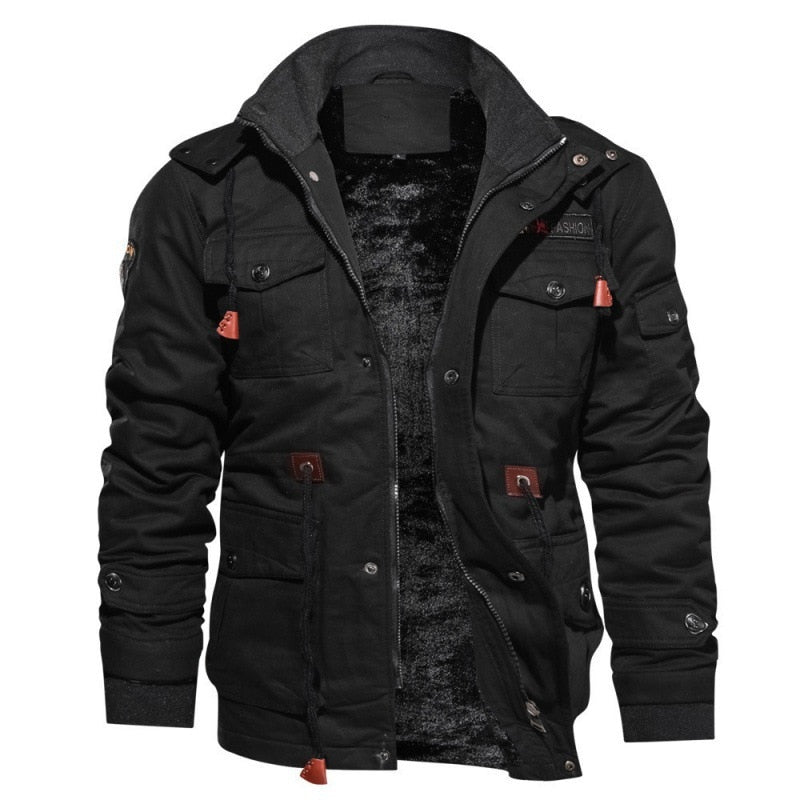 Men’s Tactical Military Winter Jacket – Durable Outdoor Coat