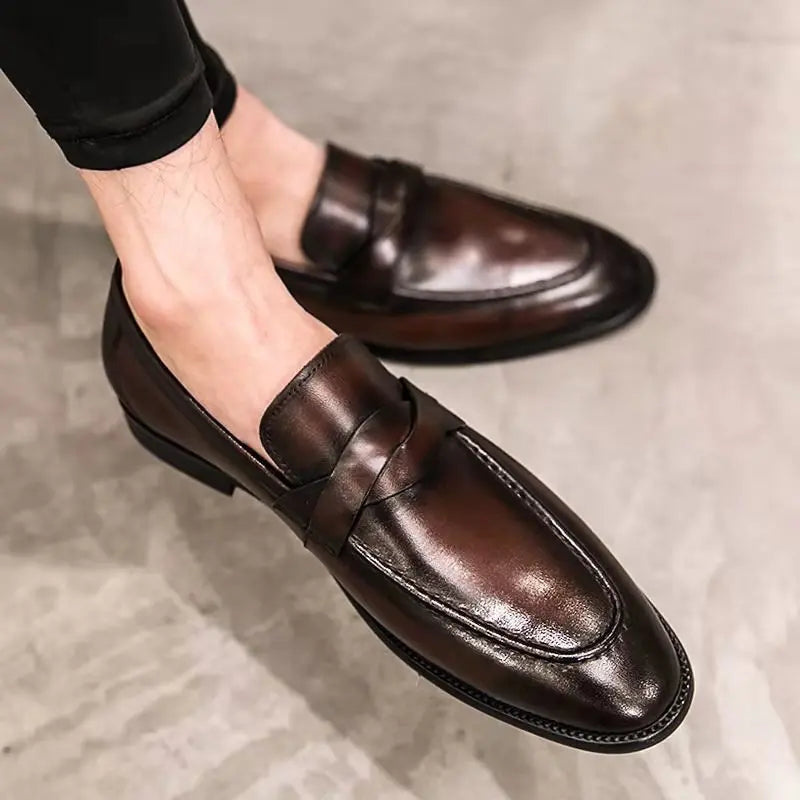 Dasfirin | Casual Leather Loafers – Dress Shoes